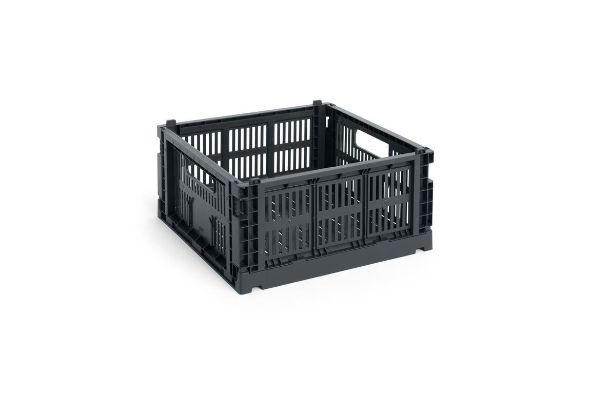 Colour Crate Square kasse - Charcoal